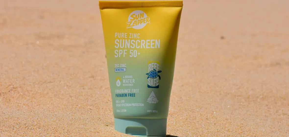 Sun Zapper Pure Sunscreen A Powerful Shield with 25 Zinc Oxide and B