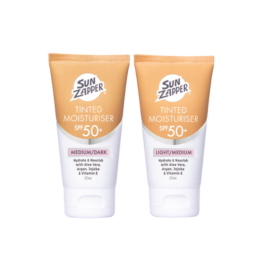 TWIN PACK Tinted Moisturiser SPF50+ Light/Medium & Medium/Dark