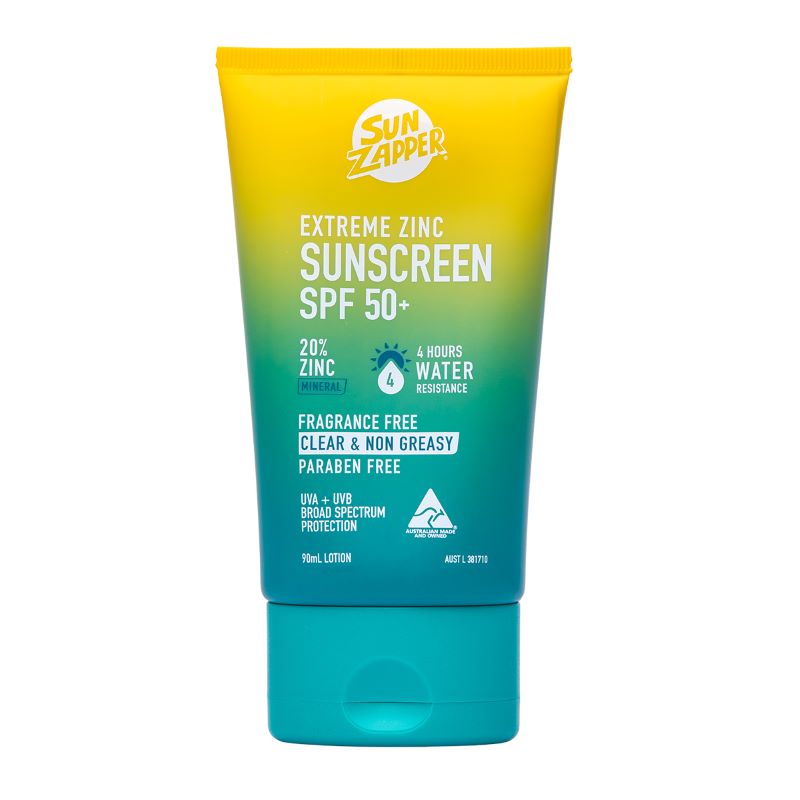 Extreme Zinc Sunscreen SPF50+ 90ml – Sun Zapper Zinc Sticks