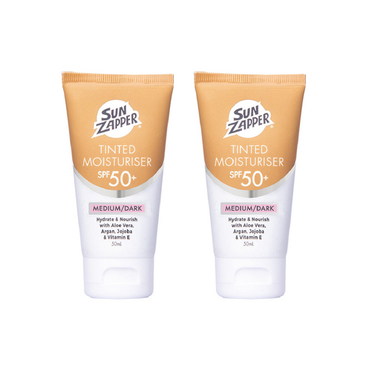 TWIN PACK Tinted Moisturiser SPF50+ - Medium/Dark