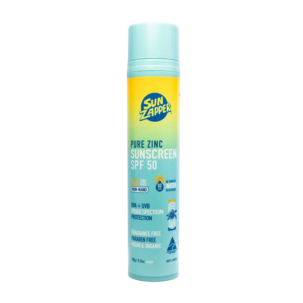 NEW Pure Zinc Sunscreen 100ml SPF50 - Air Pump Tube