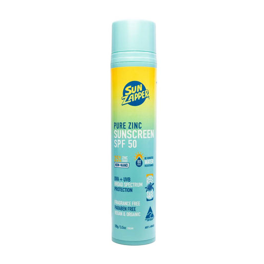 NEW Pure Zinc Sunscreen 100ml SPF50 - Air Pump Tube