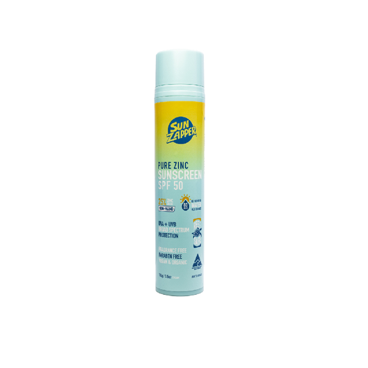 NEW Pure Zinc Sunscreen 100ml SPF50 - Air Pump Tube