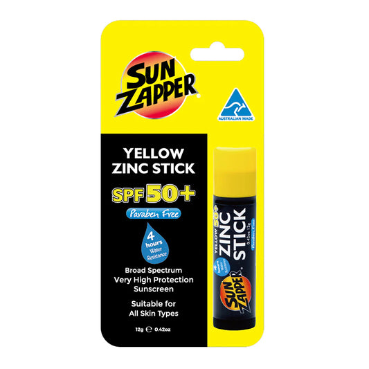 Sun Zapper Yellow Zinc Stick SPF 50+  Packaged
